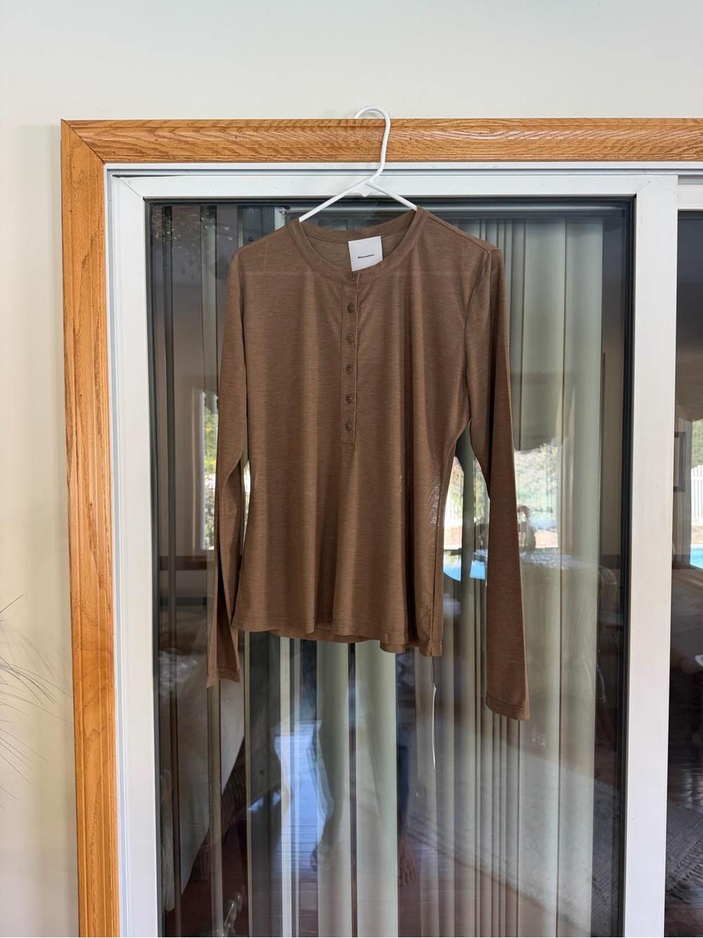 NWT Reformation Harriet Knit Top Brown - Size XL